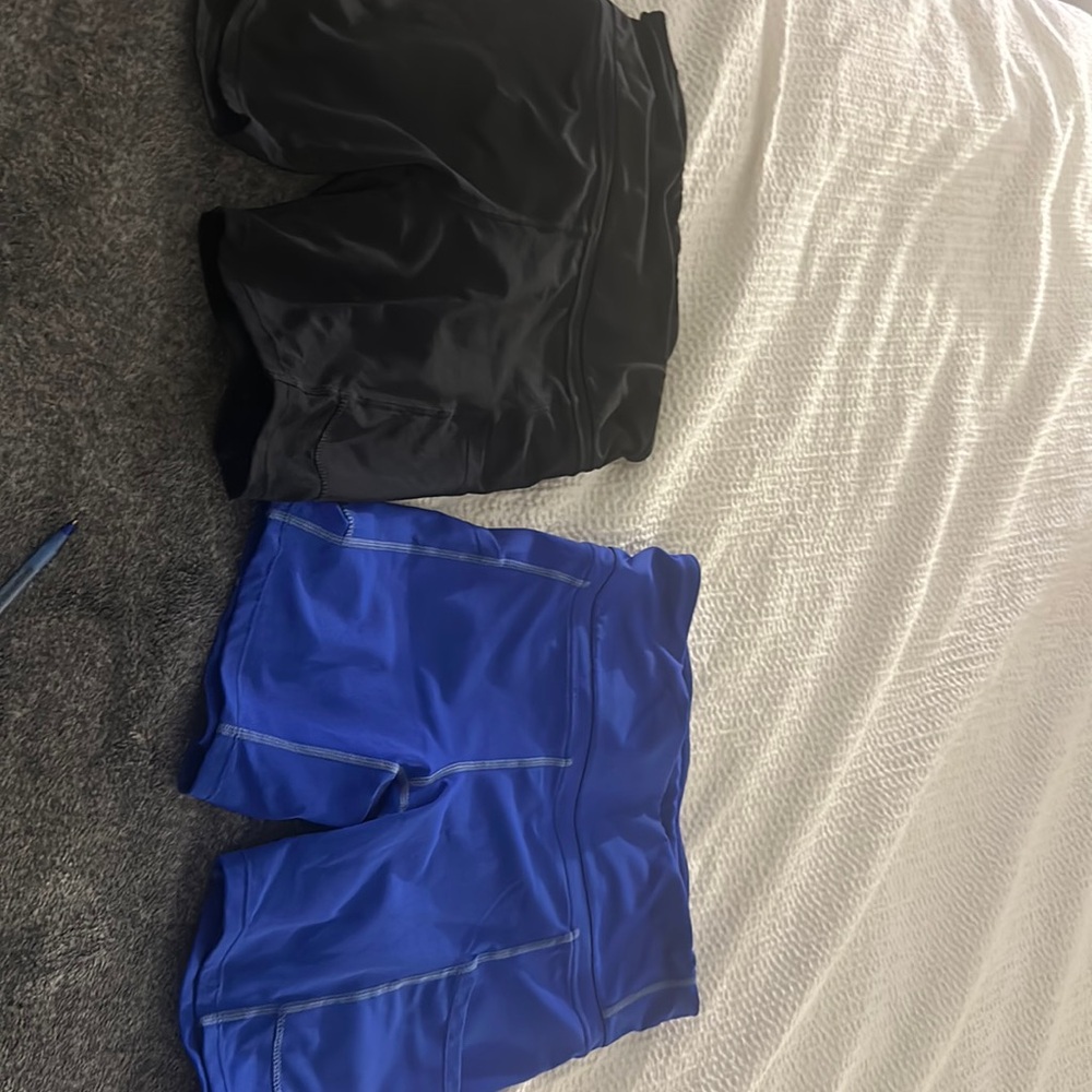 2 pair biker shorts